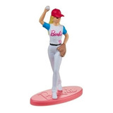 Mini Bonecas Figuras Barbie Profissões Basebol - Mattel 7cm
