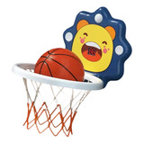 Mini Brinquedo De Cesta De Basquete Pendurado Quadro De Azul