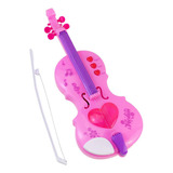 Mini Brinquedo Elétrico Infantil Violino De 4 Cordas Para