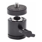 Mini Cabeça Ballhead 360 Articulado 1 4 Tripé Câmera Flash