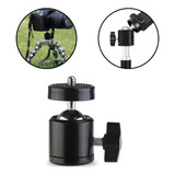 Mini Cabeça Para Tripé Adaptador Ballhead Envio Imediato