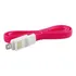 Mini Cabo Flat Micro Usb Oex Enjoy Cb302 50cm Rosa