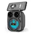 Mini Caixa Caixinha De Som Pequena Auto Falante Speaker Cor Azul-vermelha-preta 110v/220v