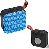 Mini Caixa De Som Bluetooth Caixinha De Som Portatil Resistente á Agua Chuva USB Pega Cartao De Memoria TF Azul Azul 