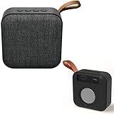 Mini Caixa De Som Bluetooth Caixinha De Som Portatil Resistente á Agua Chuva USB Pega Cartao De Memoria TF Preto 