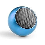 Mini Caixa De Som Bluetooth Metal Amplificada Mini Speaker 3w Azul 