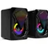 Mini Caixa De Som Para Pc Computador Notebook Usb Gamer Rgb