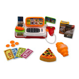 Mini Caixa Registradora Infantil Mercadinho Com Luz E Som