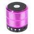 Mini Caixinha De Som Portatil  Bluetooth Mp3 Pen Drive Ws887 Cor Rosa
