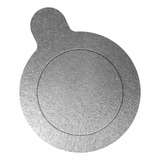 Mini Cakeboard Base Laminada Suporte P Doces Finos C 40 Uni Cor Prata