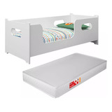 Mini Cama Carro Infantil Juvenil Temas 95 C Colchão Incluso