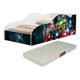 Mini Cama Com Colchão E Proteção Lateral Tigo