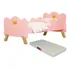 Mini Cama Com Colchão Realeza Menina Rosa