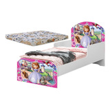 Mini Cama Infantil Adesivada Princesinha Sofia