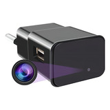 Mini Câmera Espião Carregador Escondido Tomada Hd Wifi