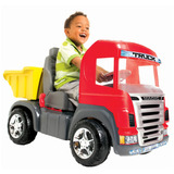 Mini Caminhao Infantil Truck Pedal Vermelho Magic Toys