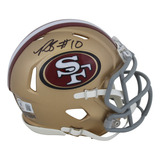 Mini Capacete San Francisco 49ers Autografado Ronnie Bell
