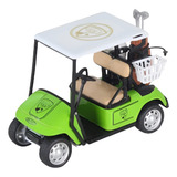 Mini Carrinho De Golfe Die Cast Model Carro De Fricção