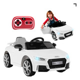 Mini Carrinho Elétrico Infantil Audi Tt 12v C Luzes Som Mp3