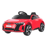 Mini Carro Elétrico Infantil Audi Etron Gt Bateria 6v Motorizado Controle Importway Bw 273 Vermelho