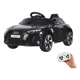 Mini Carro Elétrico Infantil Audi Etron Gt Bateria 6v Preto