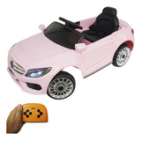 Mini Carro Elétrico Infantil Criança 6v Com Controle Remoto Importway Bw-007 Bivolt Cor Rosa
