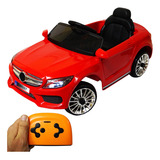Mini Carro Elétrico Infantil Criança 6v Com Controle Remoto Importway Bw 007 Bivolt Cor Vermelho