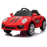 Mini Carro Elétrico Infantil Porsche Vermelho Bangtoys
