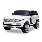 Mini Carro Elétrico Land Rover Branco