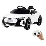 Mini Carro Elétrico Licenciado Audi Etron Gt Branco 6v
