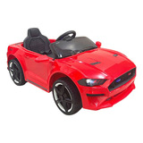 Mini Carro Elétrico Mustang Vermelho Controle