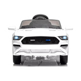 Mini Carro Elétrico Tipo Mustang Branco Com Controle Luz Som Voltagem Do Carregador 110v 220v