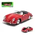Mini Carro Porsche 356a Speedster Conversível 1/24 Welly