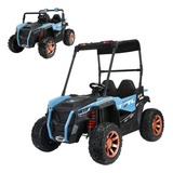 Mini Carro Utv Quadri Elétrico Infantil 12v Capota Removível Cor Azul Voltagem Do Carregador 110v 220v