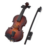 Mini Casa De Bonecas Mini Violino