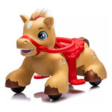 Mini Cavalinho Elétrico Infantil Com Rodinhas Bege Zippy Toys