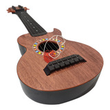 Mini Cavaquinho Guitarra Infantil Ukulele Violão Corda Aço