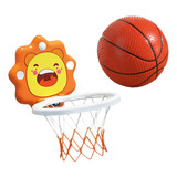 Mini Cesta De Basquete Brinquedo Parede Placa De Amarelo