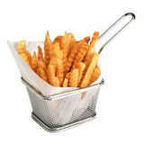 Mini Cesto Em Inox Para Batata Frita Porções Frangos Churros