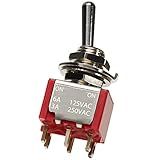 Mini Chave Dpdt Toggle Switch 2 Vias On On Guitarra Baixo