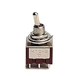 Mini Chave Dpdt Toggle Switch 2