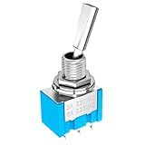 Mini Chave Interruptor De Alternancia Toggle Switch DPDT 3P