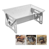 Mini Churrasqueira Portátil Grelha Brasa Camping Pesca 27 Cm