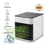Mini Climatizador Umidificador Ar Condicionado Portátil Usb 3 Velocidades 500ml Bivolt Para Casa Carro Escritório Led Cor Branco 110v 220v 30w