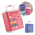 Mini Cofre Mágico Puxa Notas Digital Eletrônico Automático Cor Rosa-escuro