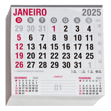 Mini Comercial 14x15cm 100 Un Bloco De Calendário