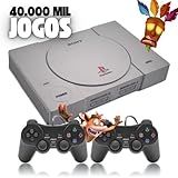 Mini Console Retrô PS1 Com 40 Mil Jogos E 2 Controles Diversos Jogos E Consoles Jogue Fliperama N64 Atari SNES Arcade