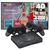 Mini Console Retrô PSX PS1 Com 40 Mil Jogos E 2 Controles Diversos Jogos E Consoles Jogue Fliperama N64 Atari SNES Arcade