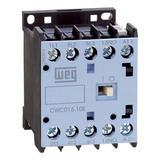 Mini Contator Tripolar Cwc016 10 30c03 16a 1na 24vcc 12486696 Weg
