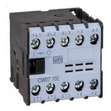 Mini Contator Tripolar Weg Cw07 7a 1na bobina 220v 